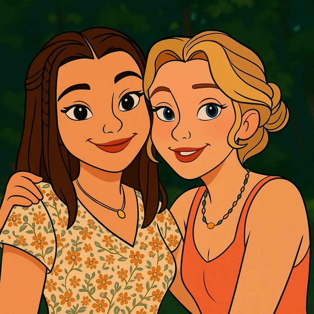 Two Friends Disney Style